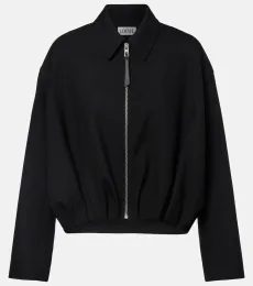 Wool blouson jacket Wool blouson jacket