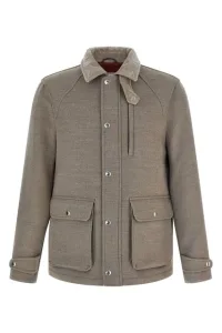 Wool jacket - Beige Wool jacket - Beige