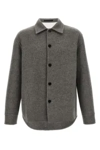 Wool overshirt - Gray Wool overshirt - Gray