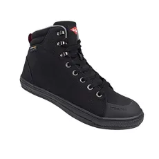 Workwear LCSHOE158 Unisex Mens Ladies SB / SRA Retro Baseball Boot Work Safety Shoe, Cordura Boot Black, Black, 6 UK Workwear LCSHOE158 Unisex Mens Ladies SB / SRA Retro Baseball Boot Work Safety Shoe, Cordura Boot Black, Black, 6 UK
