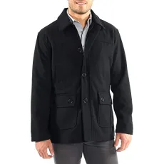 Wyatt Mens Classic Barn Coat Black Small