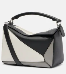 x Albers Puzzle Small leather tote bag x Albers Puzzle Small leather tote bag