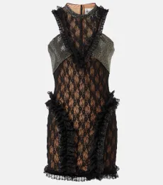 x Christopher Kane Robe en dentelle à ornements x Christopher Kane Robe en dentelle à ornements
