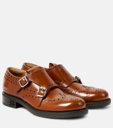 x Churchâs Double Monk leather brogues x Churchâs Double Monk leather brogues