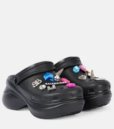 x Crocs embellished platform mules x Crocs embellished platform mules