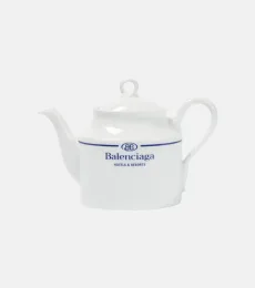 x Ginori 1735 Théière en porcelaine à logo