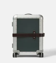 x Globe-Trotter Bank Light Spinner 55 carry-on suitcase