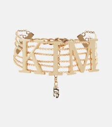 x Kim embellished chain necklace x Kim embellished chain necklace