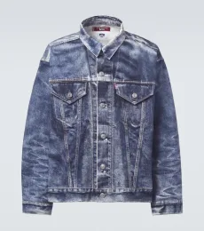 x Levi's printed denim jacket x Levi's printed denim jacket
