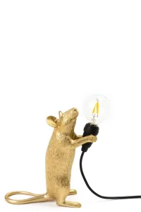 X Marcantonio Mouse Step Gold Lamp