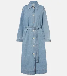 x Maria McManus denim wrap coat
