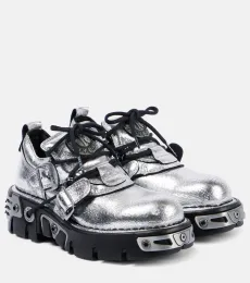 x New Rock botas de piel adornadas x New Rock botas de piel adornadas