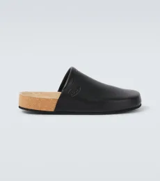 x Scholl leather mules x Scholl leather mules