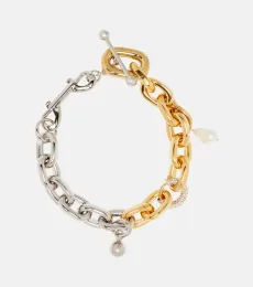 XL Link embellished chain necklace