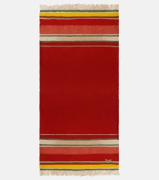 Xoroi striped wool-blend throw Xoroi striped wool-blend throw