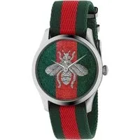 YA1264148 G-Timeless Bee Fabric Strap Men's Watch