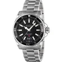 YA136301B Dive 40mm Silver Matte Black Men's Watch