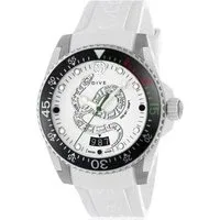 YA136330 Dive White Snake Motif Dial Men's Watch
