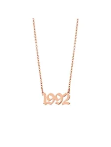 Year Necklace - Rose Gold Year Necklace - Rose Gold