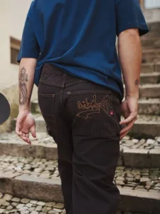 Young Guns Denim - Men Black Baggy Jeans Young Guns Denim - Men Black Baggy Jeans