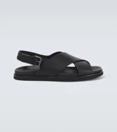 Zane leather slingback sandals Zane leather slingback sandals
