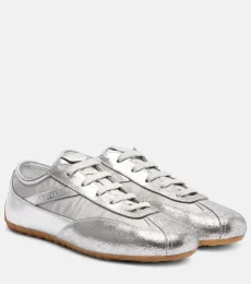 Zapatillas Boxe de piel metalizada Zapatillas Boxe de piel metalizada