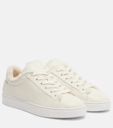 Zapatillas Cassetta de piel con borrego Zapatillas Cassetta de piel con borrego