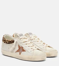 Zapatillas Super-Star de ante con pelo Zapatillas Super-Star de ante con pelo