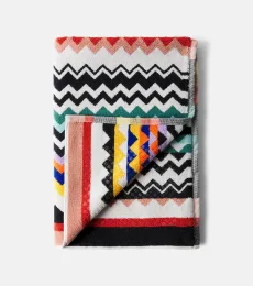 Zigzag cotton terry bath mat Zigzag cotton terry bath mat