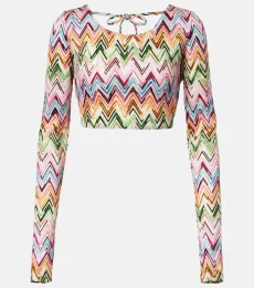 Zigzag crop top Zigzag crop top