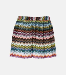 Zigzag lamà Bermuda shorts Zigzag lamà Bermuda shorts