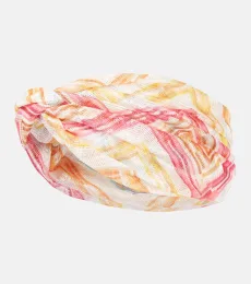 Zigzag lamÃ head wrap