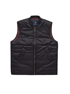 Zip Up Black Sleeveless Mens Quilted Gilet 0072557 290 Zip Up Black Sleeveless Mens Quilted Gilet 0072557 290