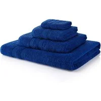 6 Piece Royal Blue Towel Bale 500 GSM - 4 Hand Towels, 2 Bath Towels