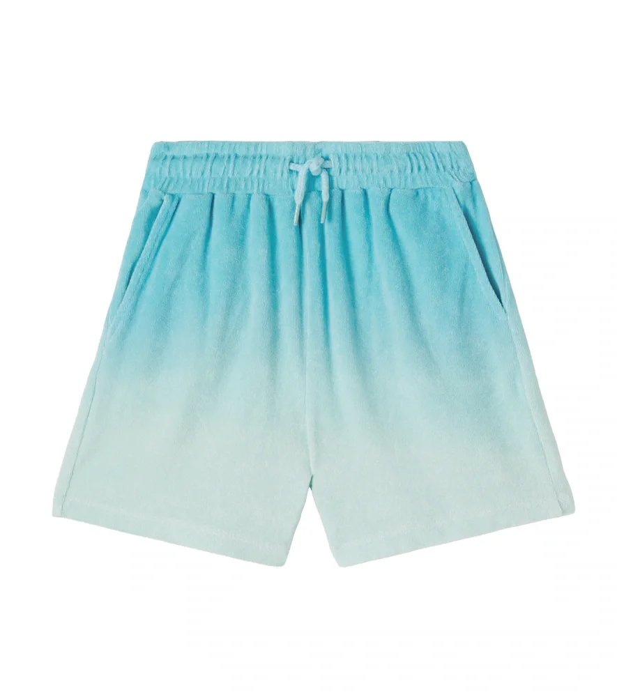 Abay ombré cotton terry shorts