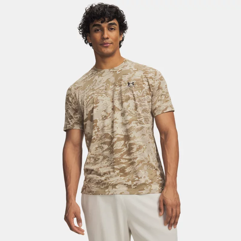 ABC Camo Men's Short Sleeve City Khaki Black L