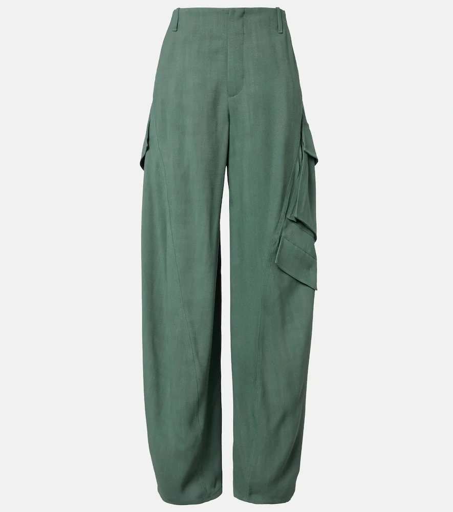 Alaïa Mid-rise cargo pants