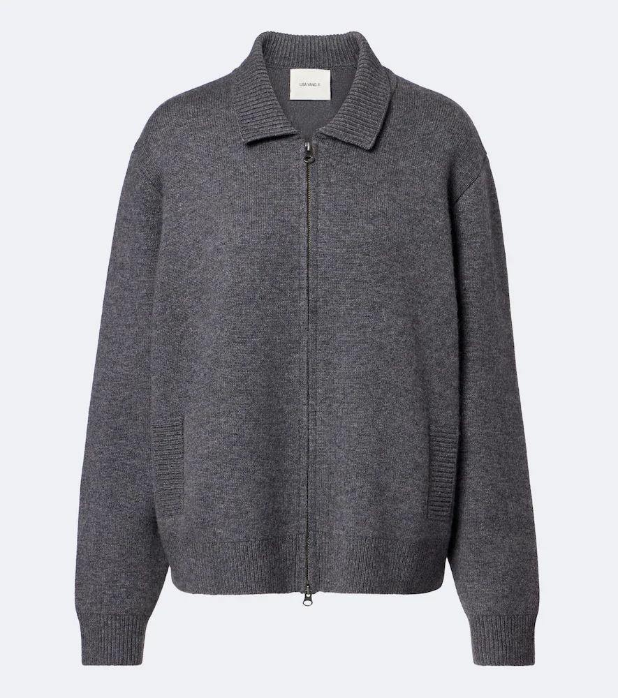 Aleya cashmere zipped cardigan