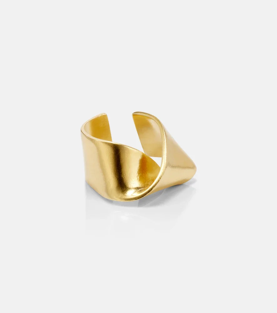 Anillo Cordella chapado en oro de 24 ct