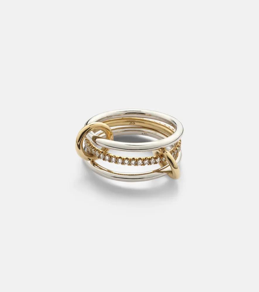 Anillo Sonny de oro de 18 ct con diamantes