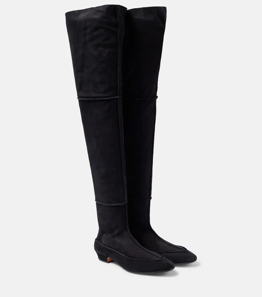 Awar Cuissarde 25 suede over-the-knee boots
