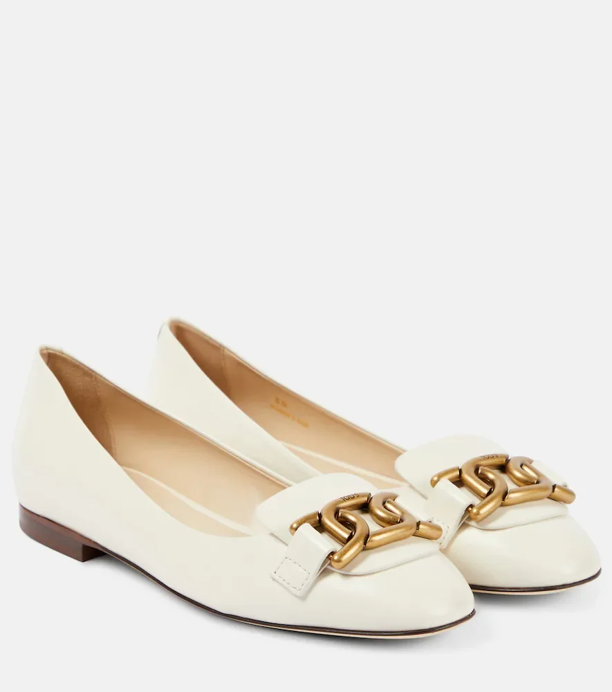Ballerines Kate en cuir à ornements