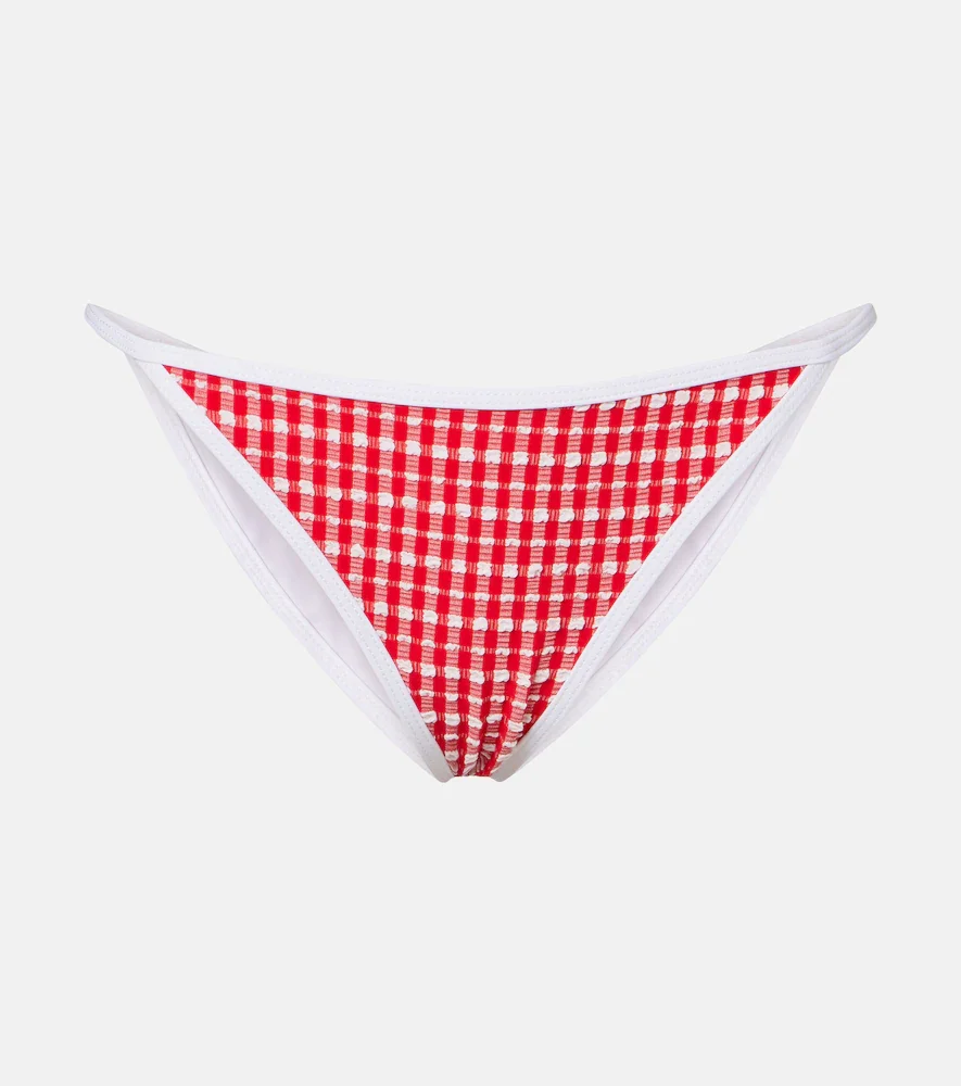 Bare Minimum gingham bikini bottoms