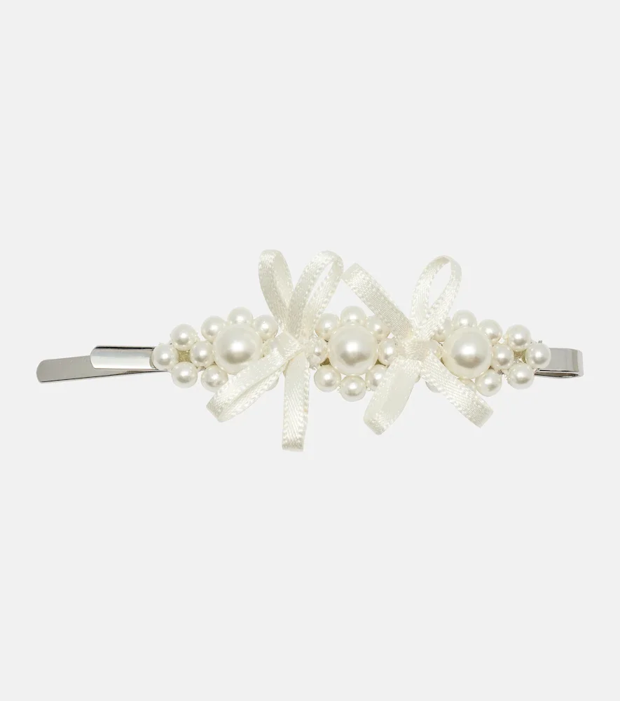Barrette à perles fantaisie