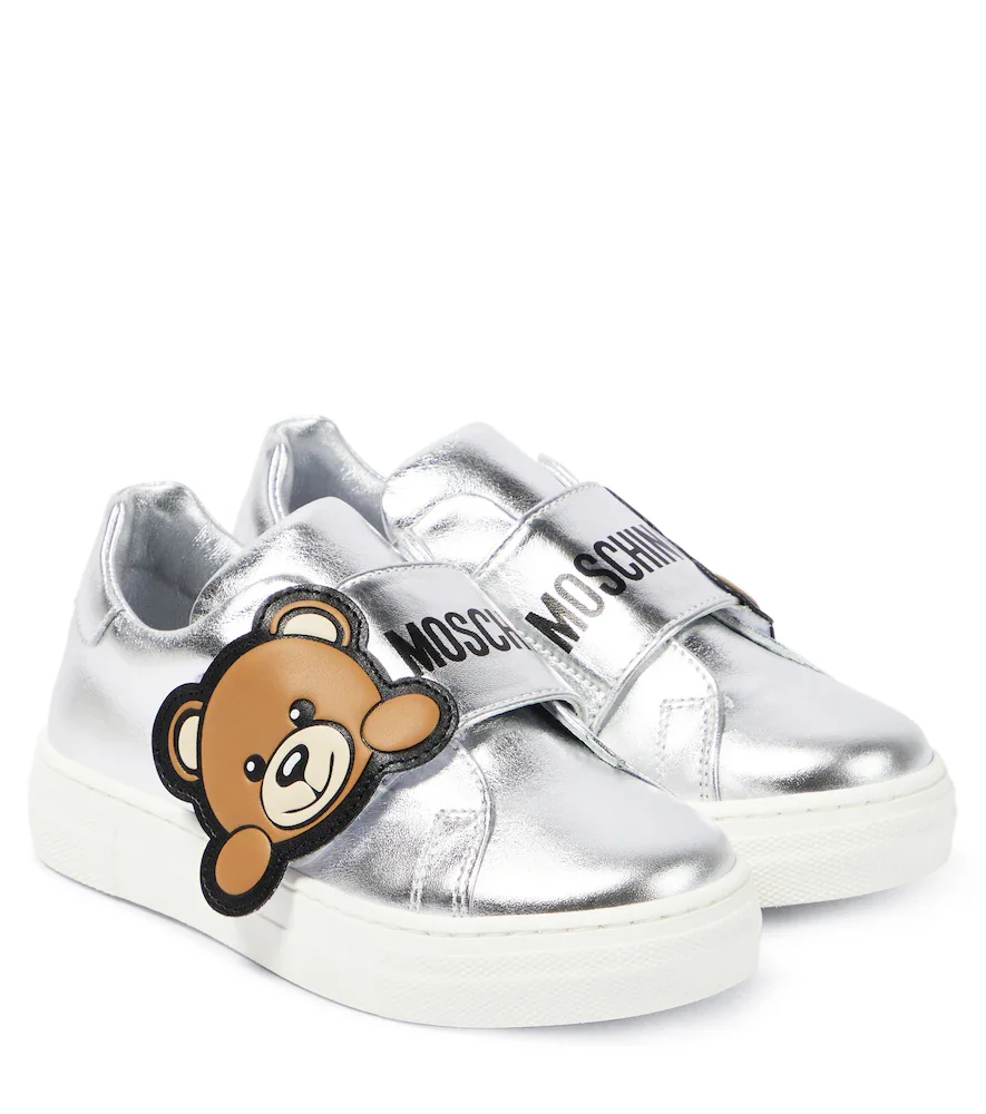 Baskets Teddy Bear en cuir