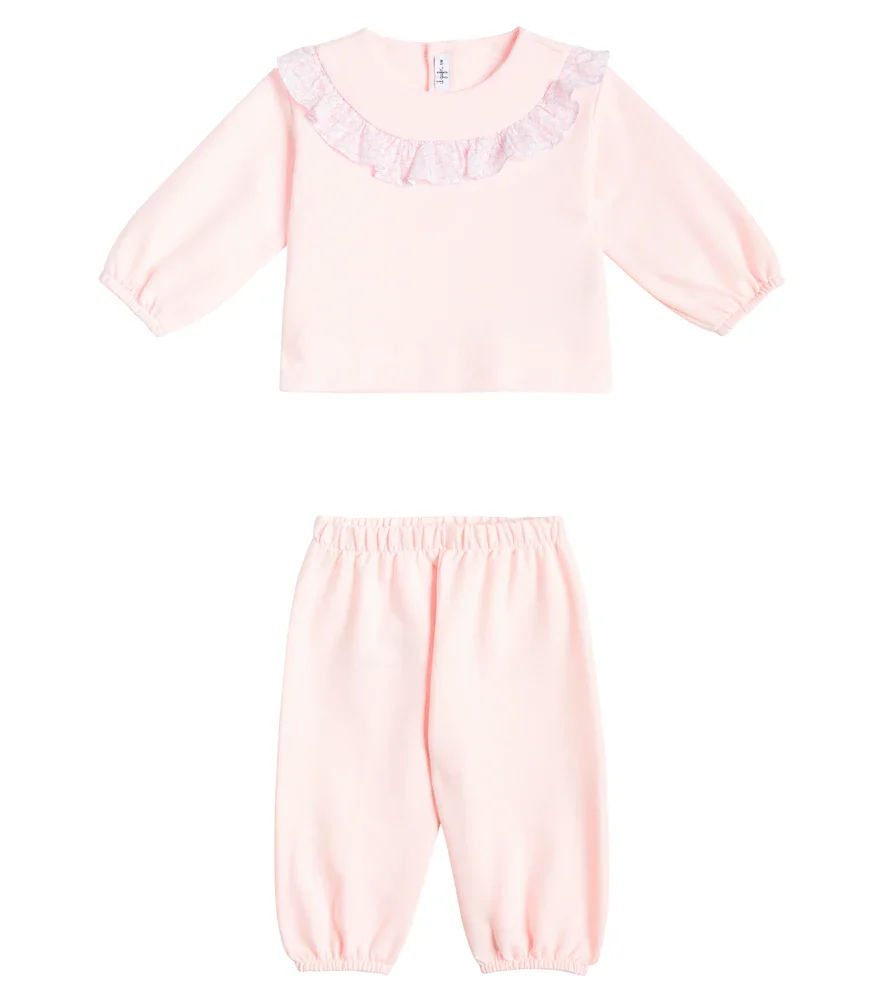 Bebé - Set de sudadera y pantalones de algodón
