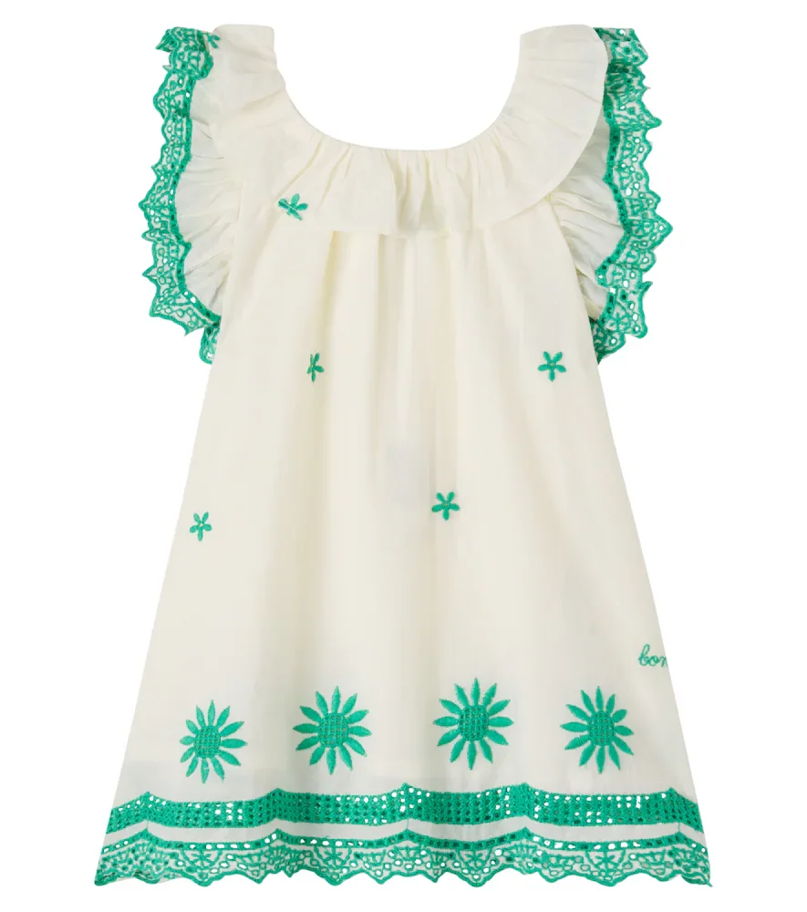 Bebé - vestido Anna de algodón bordado