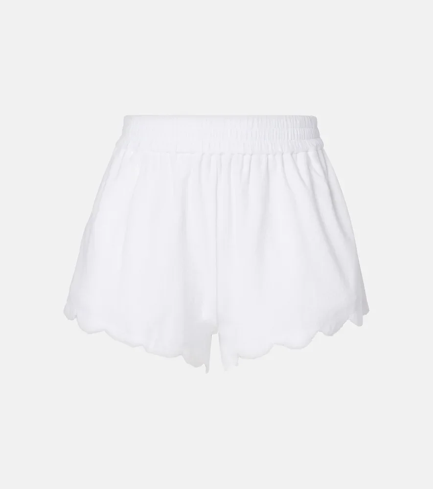 Bellini cotton-blend terry shorts