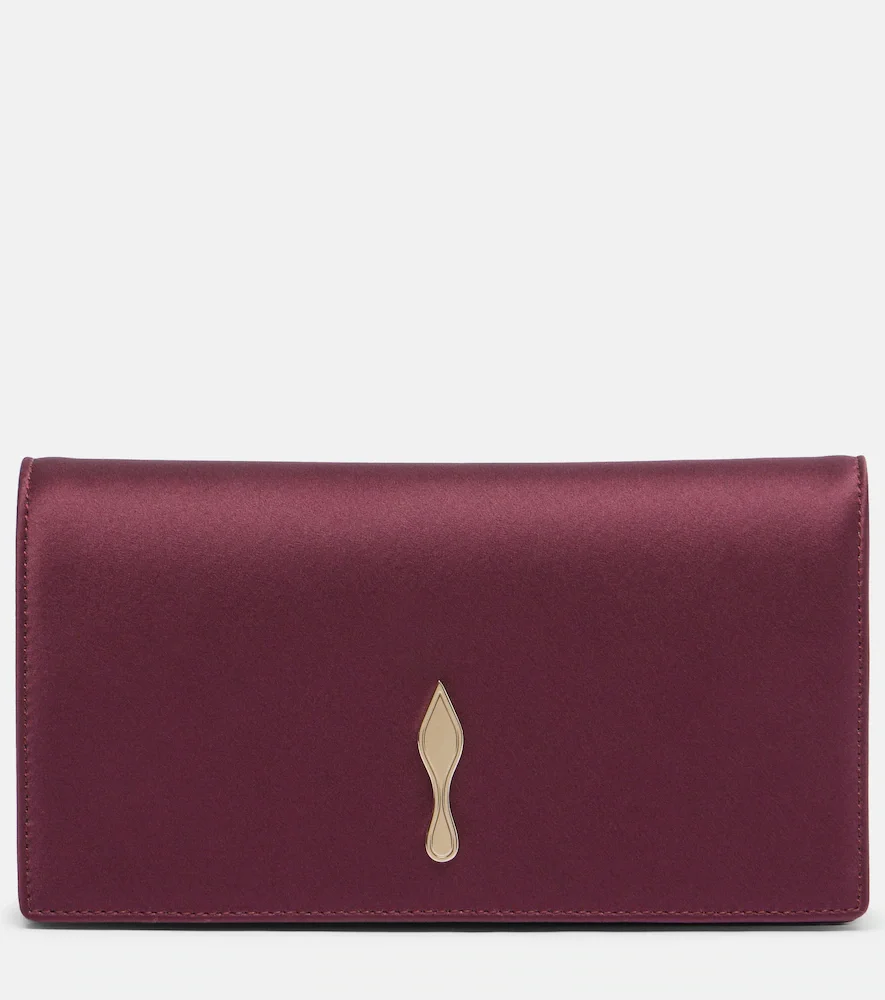 Bettina crÃªpe satin clutch