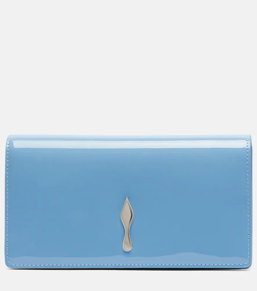 Bettina patent leather clutch